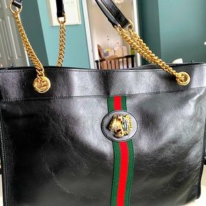 💯 Authentic Gucci large Raja tote bag/smoke free home/like new